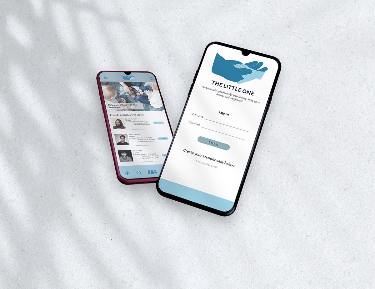 An image of project The Little one App design